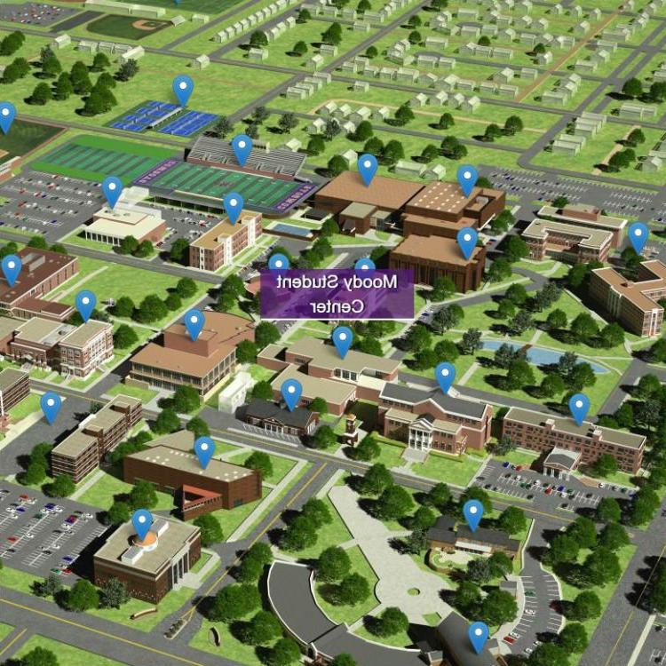 HSU虚拟旅游地图图片.